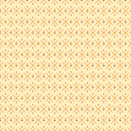 Hollyhock Lane Joy Yellow HL23805 Quilting Fabric