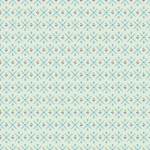 Hollyhock Lane Joy Mint HL23806 Quilting Fabric