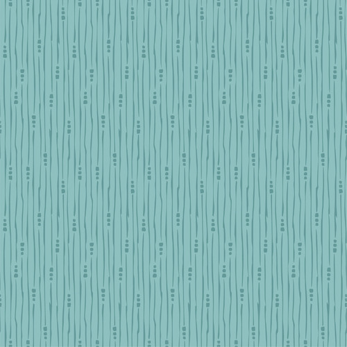 Hollyhock Lane Rain Teal HL23810 Quilting Fabric