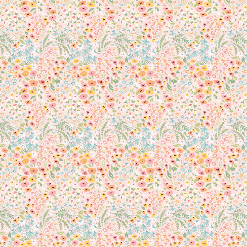 Hollyhock Lane So Dear Pink HL23814 Quilting Fabric