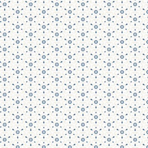 Lakeland Blues Tri-Damask Light LB25810 Quilting Fabric