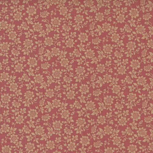 Bonheur De Jour Faded Red M1391513 Fabric