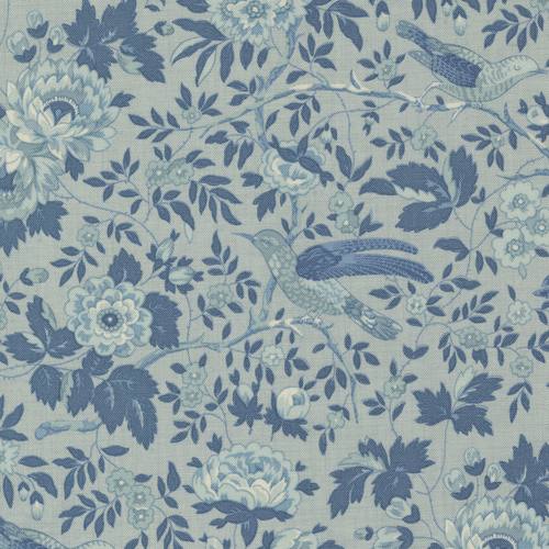 Bleu De France Ciel Blue 13930 15 Patchwork Fabric