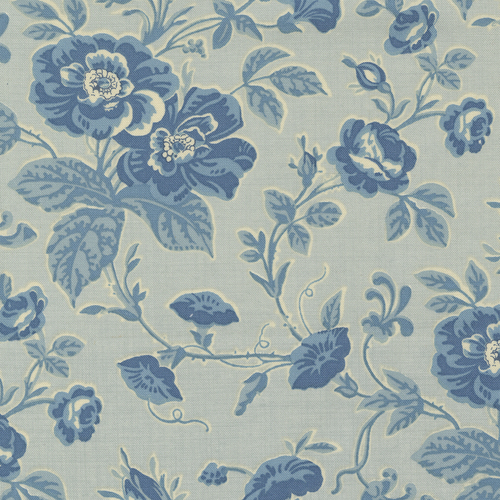 Bleu De France Ciel Blue 13931 14 Patchwork Fabric