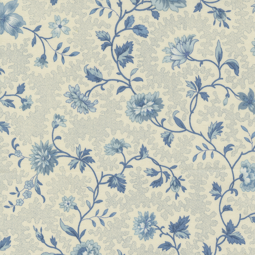 Bleu De France Pearl 13932 14 Patchwork Fabric