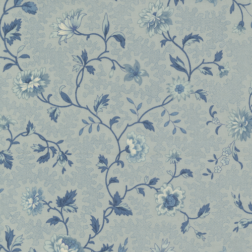 Bleu De France Ciel Blue 13932 15 Patchwork Fabric