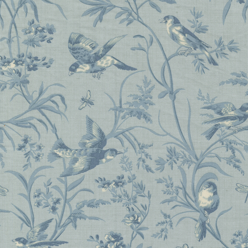 Antoinette Ciel Blue 13950 14 Quilting Fabric
