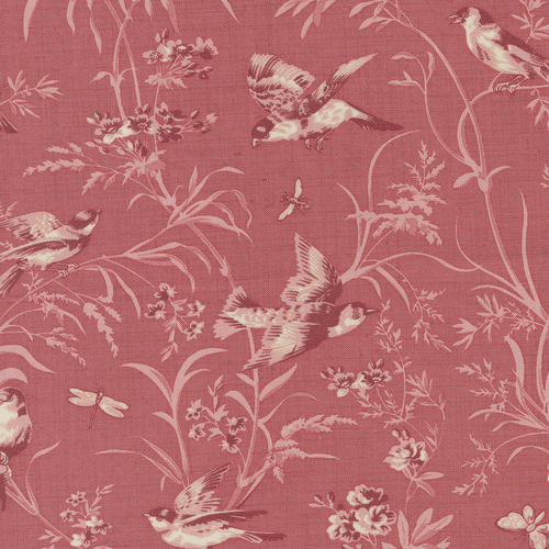 Antoinette Faded Red 13950 16 Quilting Fabric