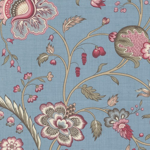 Antoinette French Blue 13951 14 Quilting Fabric