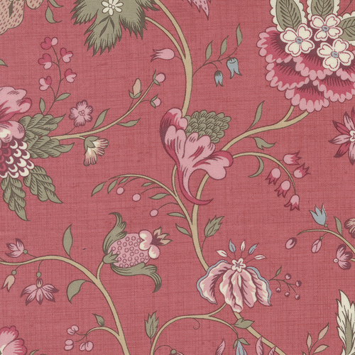 Antoinette Faded Red 13951 15 Quilting Fabric