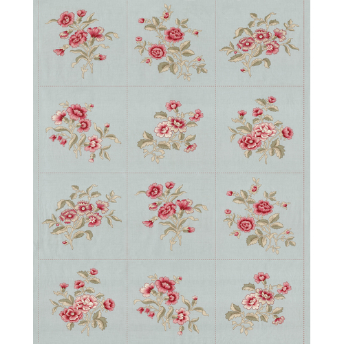 Antoinette Ciel Blue 13958 13 Quilting Panel 