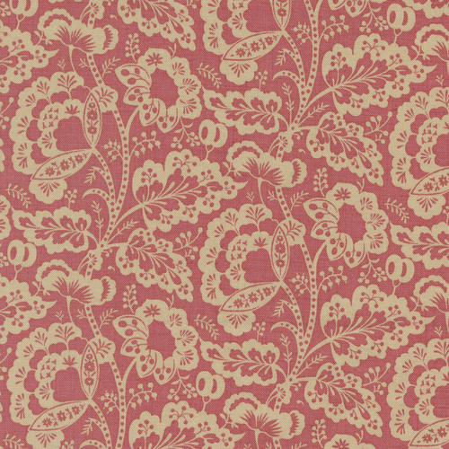 Rouenneries Trois Faded Red 13963 13 Jolie Florals