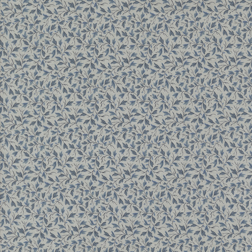 Sacre Bleu Ciel Blue 13976 15 Primvere Blenders Leaves Vines Quilting Fabric