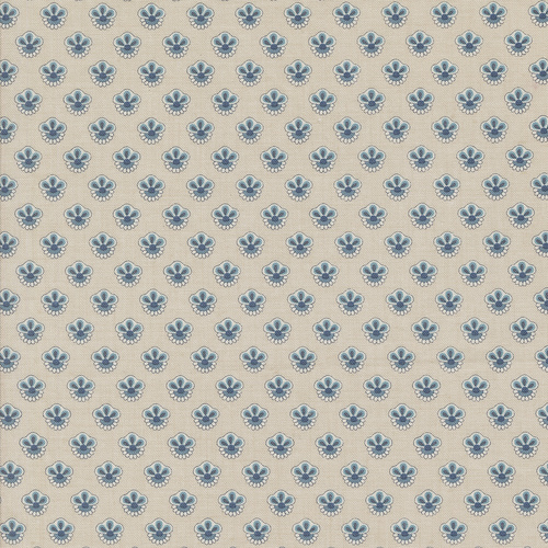 Sacre Bleu Smoke French Blue 13977 13 Campanule Blenders Quilting Fabric