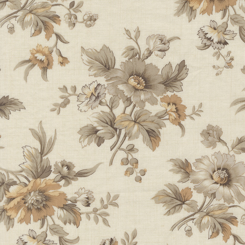 Joie De Vivre Cosmos Florals Pearl Roche 13981 12 Quilting Fabric 