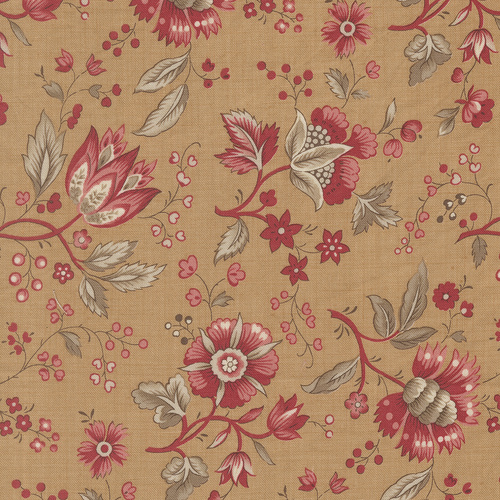 Joie De Vivre Rural Jardin Florals Tea 13982 14 Quilting Fabric 