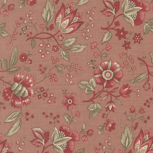 Joie De Vivre Rural Jardin Florals Clay 13982 16 Quilting Fabric 