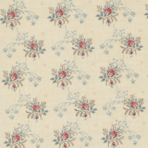 Fleur De Paris Pearl 13994 11 Primvere Florals Rosebud Patchwork Fabric