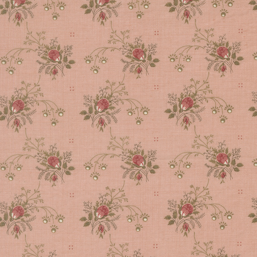 Fleur De Paris Pale Rose 13994 17 Primvere Florals Rosebud Patchwork Fabric