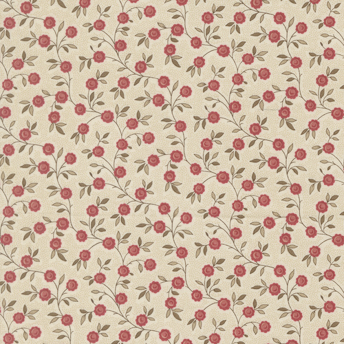 Fleur De Paris Pearl 13995 11 Topiare Florals Vines Patchwork Fabric