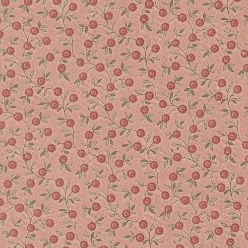 Fleur De Paris Pale Rose 13995 16 Topiare Florals Vines Patchwork Fabric