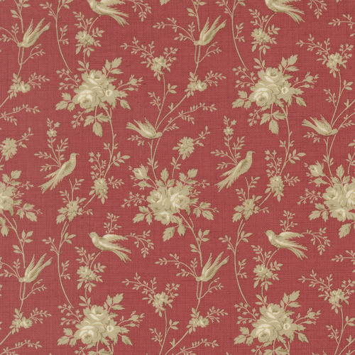 Fleur De Paris Garance 13996 16 Oiseaux Florals Birds Patchwork Fabric