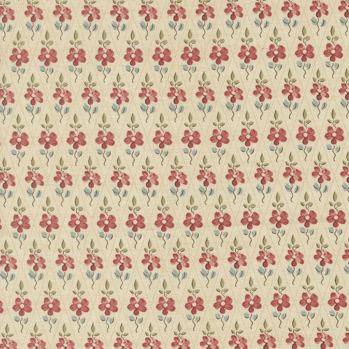 Fleur De Paris Pearl 13997 11 Paquerette Checks & Plaids Floral Patchwork Fabric
