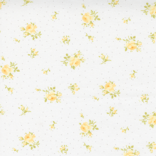 The Shores Linen White Sunshine 18744 31 Quilting Fabric