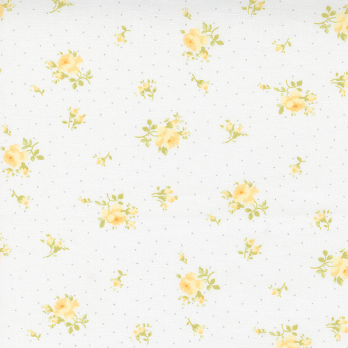 The Shores Linen White Sunshine 18744 31 Quilting Fabric