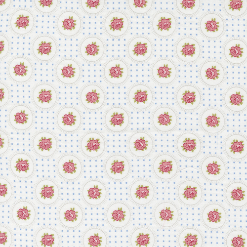 Sweet Liberty Linen White 18751 11 Quilting Fabric