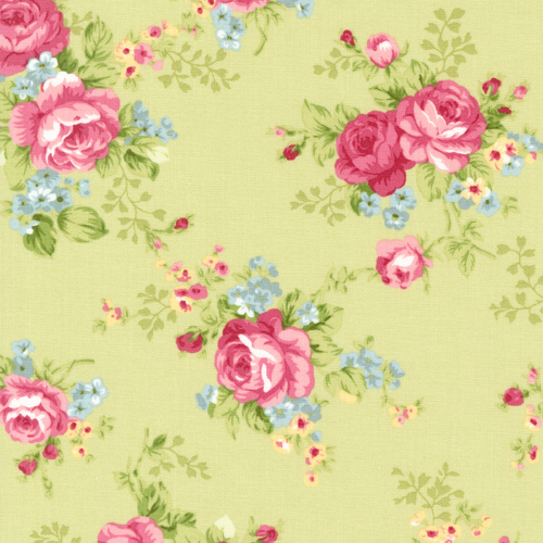 Ellie Green  Main Floral Cottage Rose 18760 14 Quilt Fabric