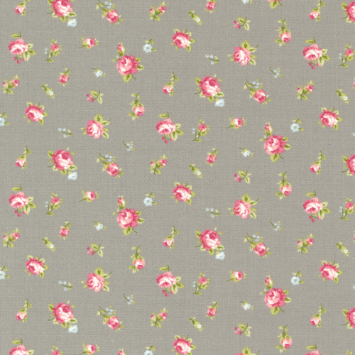 Ellie Pebble Tossed Sm Floral Roses 18761 18 Quilt Fabric