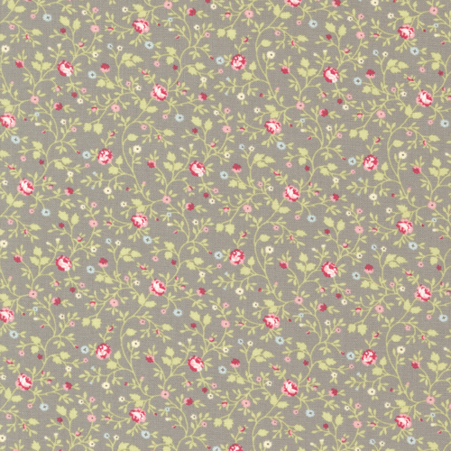 Ellie Small Floral Pebble 18763 18 Quilt Fabric