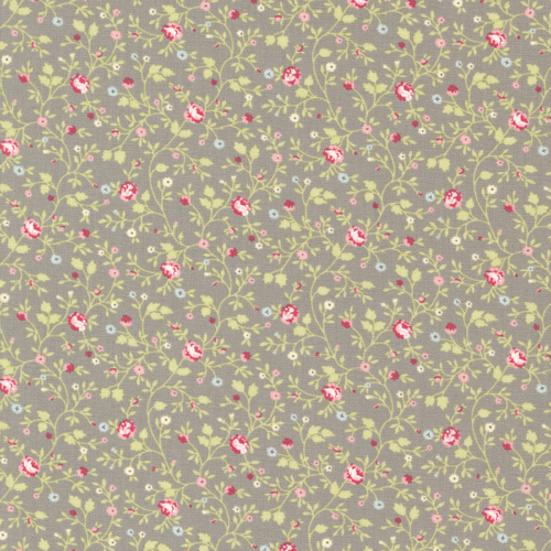 Ellie Small Floral Pebble 18763 18 Quilt Fabric