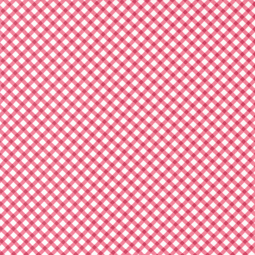 Ellie Soft Red Gingham Check 18765 11 Quilt Fabric