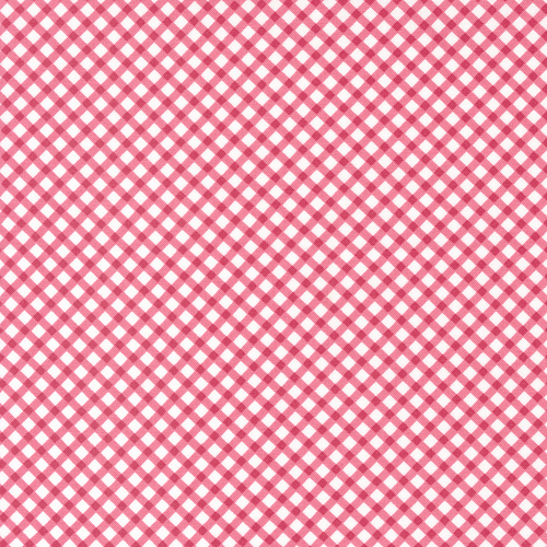Ellie Soft Red Gingham Check 18765 11 Quilt Fabric
