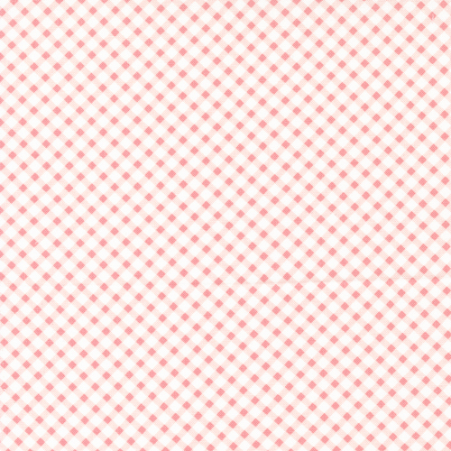 Ellie Coral Gingham Check 18765 26 Quilt Fabric