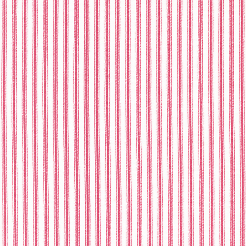 Ellie Soft Red Classic Ticking Stripe 18766 11 Quilt Fabric