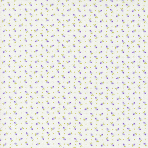 Georgia Off White 18772 11 Tiny Floral Dot Blenders Patchwork Fabric