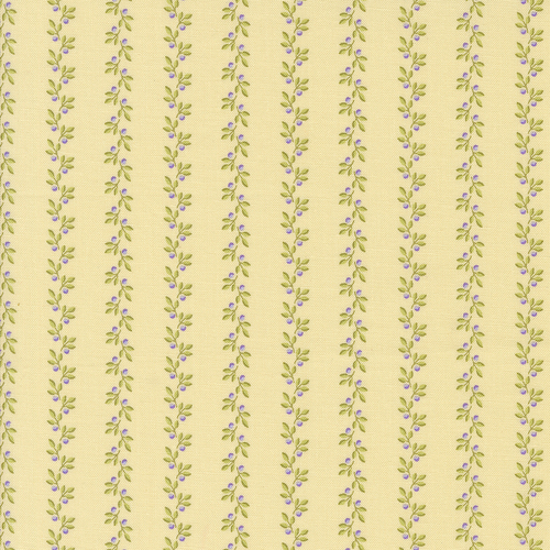Georgia Soft Yellow 18776 14 Stripe Patchwork Fabric