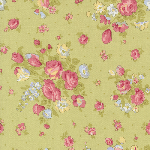 Memory Lane Leaf 18780 17 Main Floral Quilting Fabric