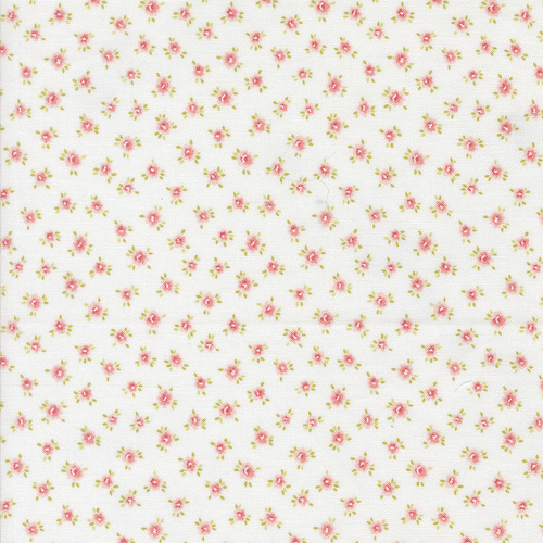 Memory Lane Off White 18783 11 Little Posies Small Floral Quilting Fabric