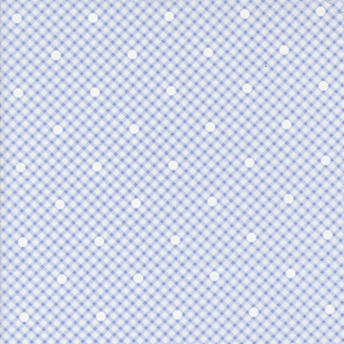 Memory Lane Blue 18784 25 Gingham & Dots Quilting Fabric