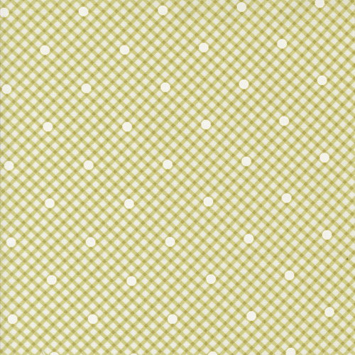 Memory Lane Leaf 18784 27 Gingham & Dots Quilting Fabric