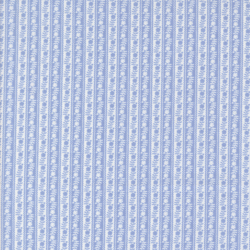 Memory Lane Blue 18785 15 Ric Rac Stripe Quilting Fabric