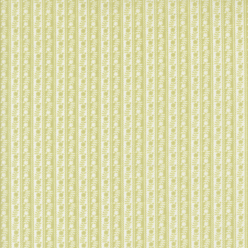 Memory Lane Leaf 18785 17 Ric Rac Stripe Quilting Fabric