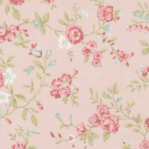 Abide Pink 18790 12 Main Floral Patchwork Fabric