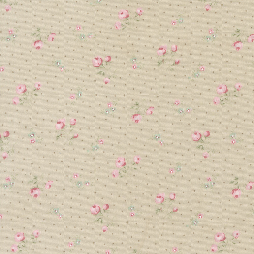 Abide Stone 18792 17 Small Floral Dots Patchwork Fabric