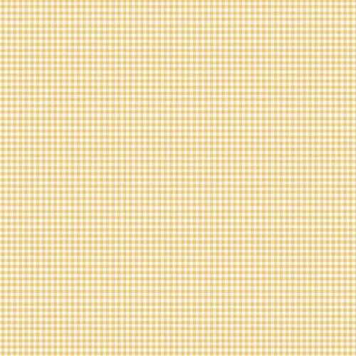 Little Ones M188Y Gingham Yellow  Patchwork Fabric