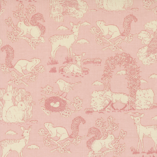 My Secret Garden Garden Toile Landscape & Nature Petal 20983 23 Quilting Fabric